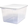 image:imageHOMZ 10Pack Snaplock Small Clear Plastic Storage Organizer Bins wLids 6 Quart Gray  Stackable Container Boxes for Bedroom Bathroom Garage and Office OrganizationWhite Lid