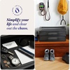 image:imageHOMZ 2 Drawer Storage Cart Wide Plastic Container Black Frame 2PackBlack frame with smoke tint drawers