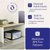 image:imageHOMZ 2Pack 1Drawer Storage Cart Clear Plastic Container 15 Wide Body Black Frame  Organizing Drawer Containers for Home Bathroom Bedroom Office and ClassroomBlack frame with clear drawers