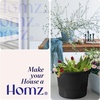 image:imageHOMZ 2Pack Utility Tub Large Plastic Storage Bucket with Rope Handles 18 Gallon Pink  Portable Indoor and Outdoor Buckets for Kitchen Laundry Garden Bathroom and Garage OrganizationBlack