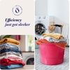 image:imageHOMZ 2Pack Utility Tub Large Plastic Storage Bucket with Rope Handles 18 Gallon Pink  Portable Indoor and Outdoor Buckets for Kitchen Laundry Garden Bathroom and Garage OrganizationPink