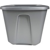 image:imageHOMZ 4Pack Durable Molded Bin Plastic Storage Containers wLids 18 Gallon Blue  Stackable Organizer Totes and Boxes for Bedroom Kitchen and Garage OrganizationTitanium Silver