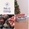 image:imageHOMZ Clear Plastic Storage Bin with Secure Latching Red Lid 64 Qt 2 Pack64 Quart  1625 x 7 x 625