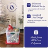 image:imageHOMZ Clear Plastic Storage Bin with Secure Latching Red Lid 64 Qt 2 Pack64 Quart  235 x 16125 x 135
