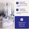 image:imageHOMZ Clear Plastic Storage Bins wLatching Lid 75 Qt Gray Latch 5 PackBlue