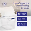 image:imageHOMZ Clear Plastic Storage Bins wLatching Lid 75 Qt Gray Latch 5 PackBlue