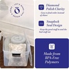 image:imageHOMZ Clear Plastic Storage Bins wLatching Lid 75 Qt Gray Latch 5 PackGray