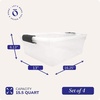 image:imageHOMZ Clear Plastic Storage Bins wLatching Lid 75 Qt Gray Latch 5 PackGray
