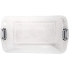 image:imageHOMZ Clear Plastic Storage Bins wLatching Lid 75 Qt Gray Latch 5 PackGray