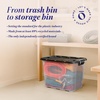 image:imageHOMZ Clear Plastic Storage Bins with Lid 30 Gallon Black 2 PackClear  Black