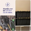 image:imageHOMZ Durabilt Plastic Storage Bins with Lids 27 Gal BlackYellow 2 PackBlack BaseYellow Lid