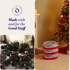 image:imageHOMZ Holiday Storage 24 Clear Plastic Wreath Container Red 3 PackRed
