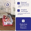 image:imageHOMZ Holiday Tote Plastic Storage Bin with Lid 41 Qt ClearRed 2 Pack41 QT 4 Pack