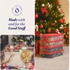 image:imageHOMZ Holiday Tote Plastic Storage Bin with Lid 41 Qt ClearRed 2 Pack41 QT 4 Pack