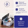 image:imageHOMZ Secure Latch Clear Plastic Storage Organizer Bins 15 Quart 4 PackClear
