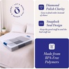 image:imageHOMZ Under Bed Clear Plastic Storage Bin wLid 60 Qt Blue Latch 2 PackBlue