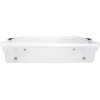 image:imageHOMZ Under Bed Clear Plastic Storage Bin wLid 60 Qt Blue Latch 2 PackGray