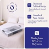 image:imageHOMZ Under Bed Clear Plastic Storage Bin wLid 60 Qt Blue Latch 2 PackGrey
