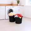image:imageHOMZ Utility Tub Storage Bucket with Rope Handles 17 Gal Black 2 PackBlack