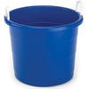 image:imageHOMZ Utility Tub Storage Bucket with Rope Handles 17 Gal Black 2 PackBlue