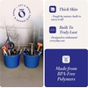 image:imageHOMZ Utility Tub Storage Bucket with Rope Handles 17 Gal Black 2 PackBlue