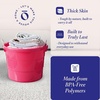 image:imageHOMZ Utility Tub Storage Bucket with Rope Handles 18 Gal Black 2 PackPink