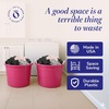 image:imageHOMZ Utility Tub Storage Bucket with Rope Handles 18 Gal Blue 2 PackPink
