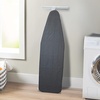 image:imageHomz TLeg Clothes Ironing Board Portable Compact Foldable Standard Size Adjustable Height with Foam Pad amp Cotton Cover Charcoal GrayGray