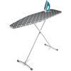 image:imageHomz TLeg Clothes Ironing Board Portable Compact Foldable Standard Size Adjustable Height with Foam Pad amp Cotton Cover Charcoal GrayGray Lattice