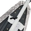 image:imageHomz TLeg Clothes Ironing Board Portable Compact Foldable Standard Size Adjustable Height with Foam Pad amp Cotton Cover Charcoal GrayGray Marble
