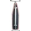 image:imageHomz TLeg Clothes Ironing Board Portable Compact Foldable Standard Size Adjustable Height with Foam Pad amp Cotton Cover Charcoal GrayPink Peony