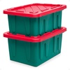 Green Base/Red Lid