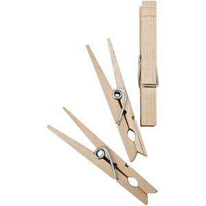 image:imageHOMZ 1220216 Clothes pin Natural Wood48 Count