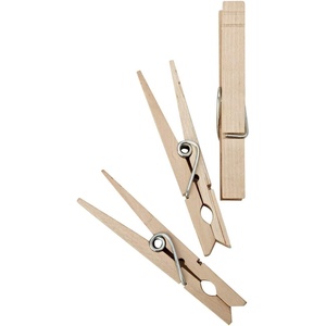 image:imageHOMZ 1220216 Clothes pin Natural Wood96 Count