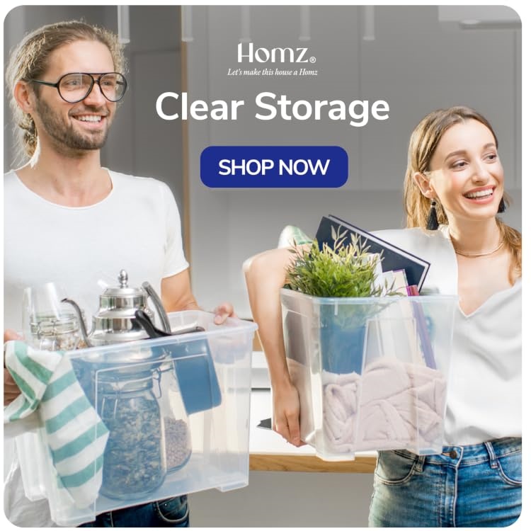 Homz｜Storage Organizer Bins，Practical Home Storage & Organization Solutions
